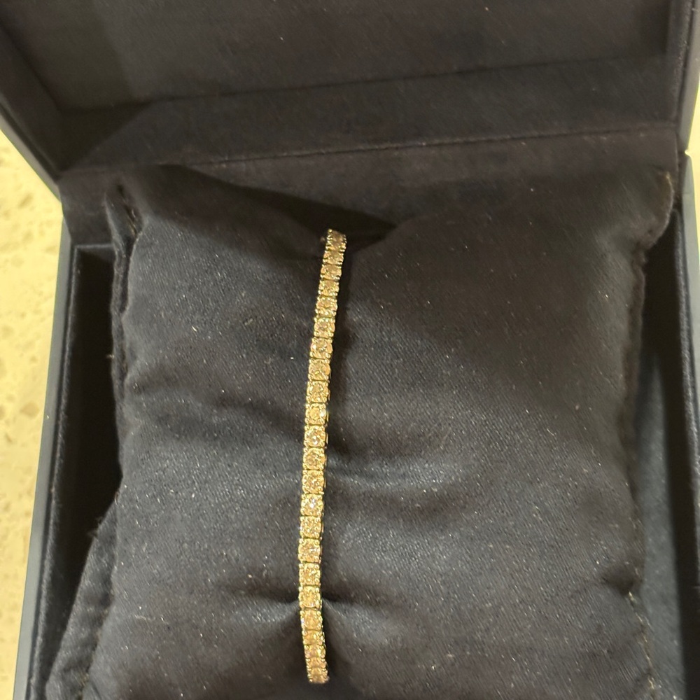 5 ct natural diamond tennis bracelet